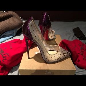 Christian louboutin follies Strass 120 size 37